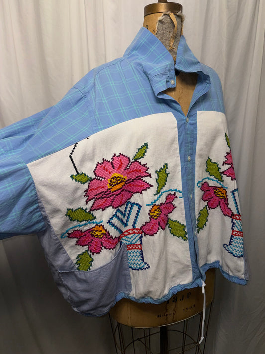 Hyacinth Pullover/Jacket, Fits S to 3X
