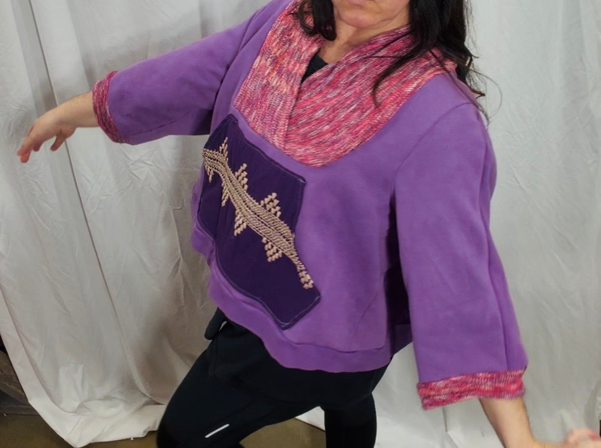 Phlox Pullover Fits XS to 2X