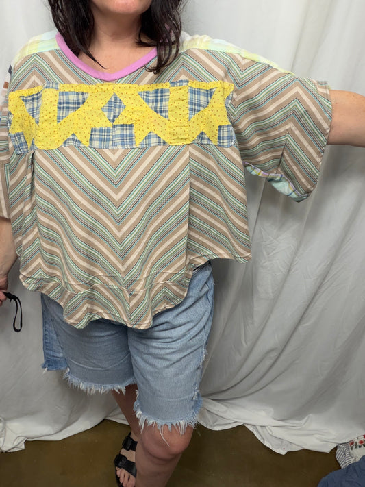 Mimosa Blouse, Fits XS to XL