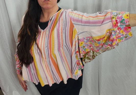 Phlox Blouse Fits XS to 2X