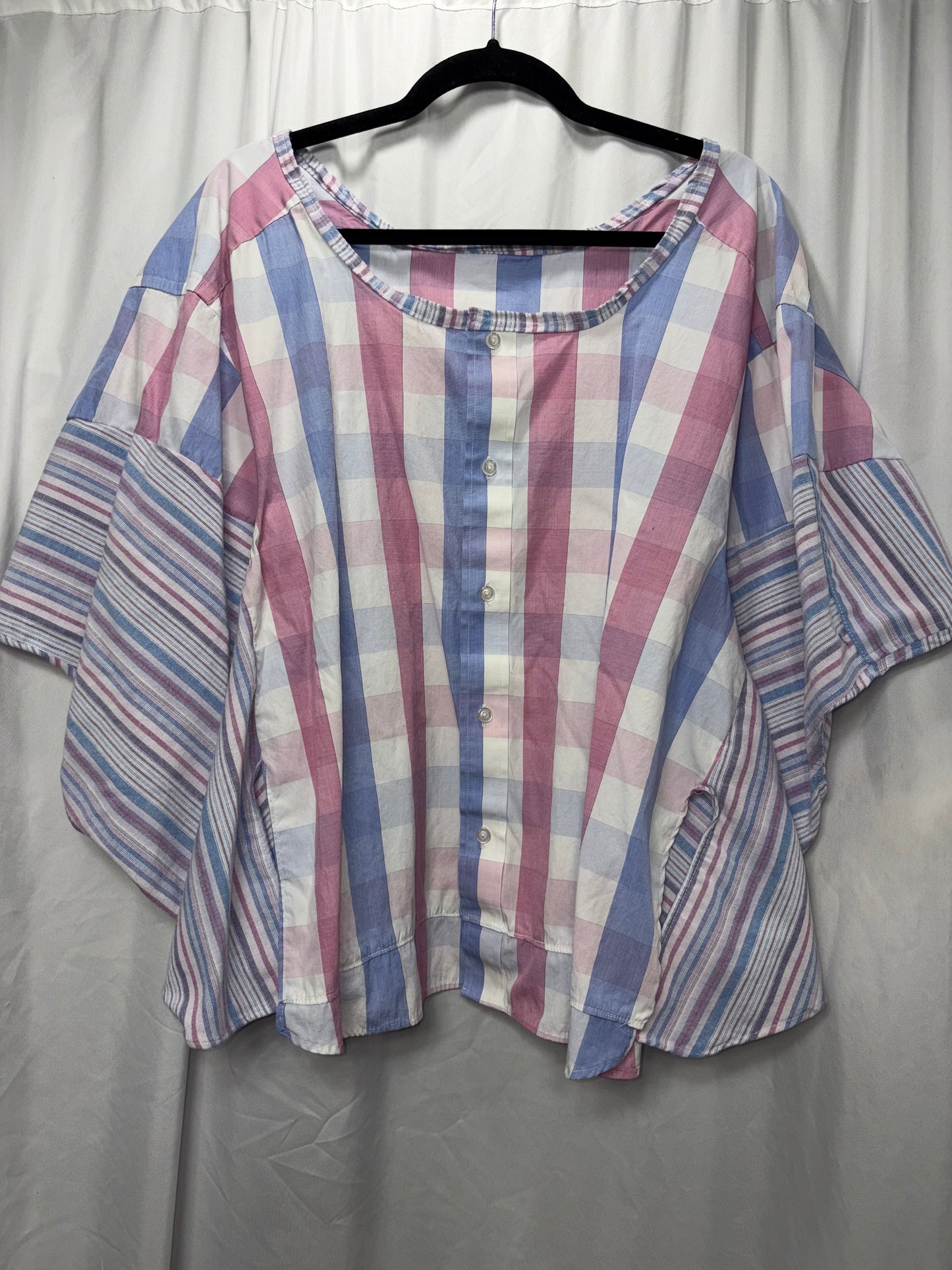Reversible Georgette Blouse fits XS to 3X