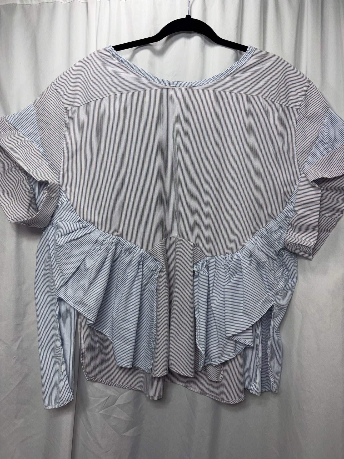 Reversible Georgette Blouse, fits S/M to XL