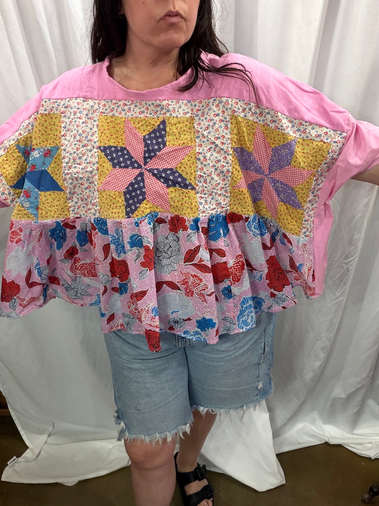 Horizon Lawn Blouse, fits XS to 3X