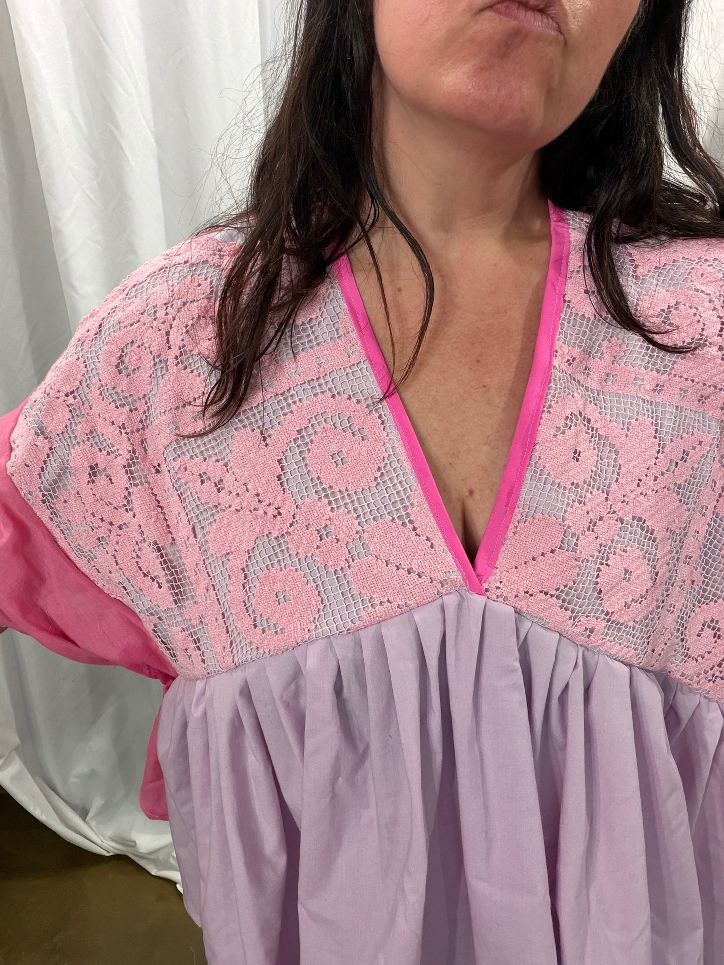 Horizon Lawn Blouse, fits XS to 3X