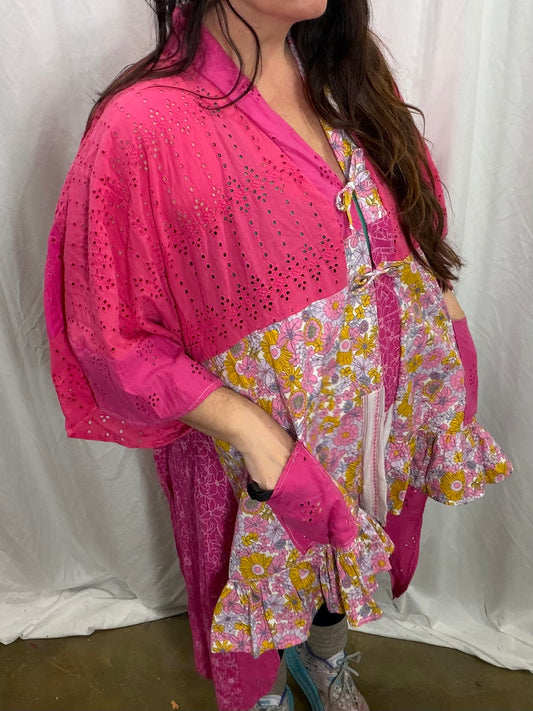 Foxglove Maxi-Top/Kimono Fits XS to 3X