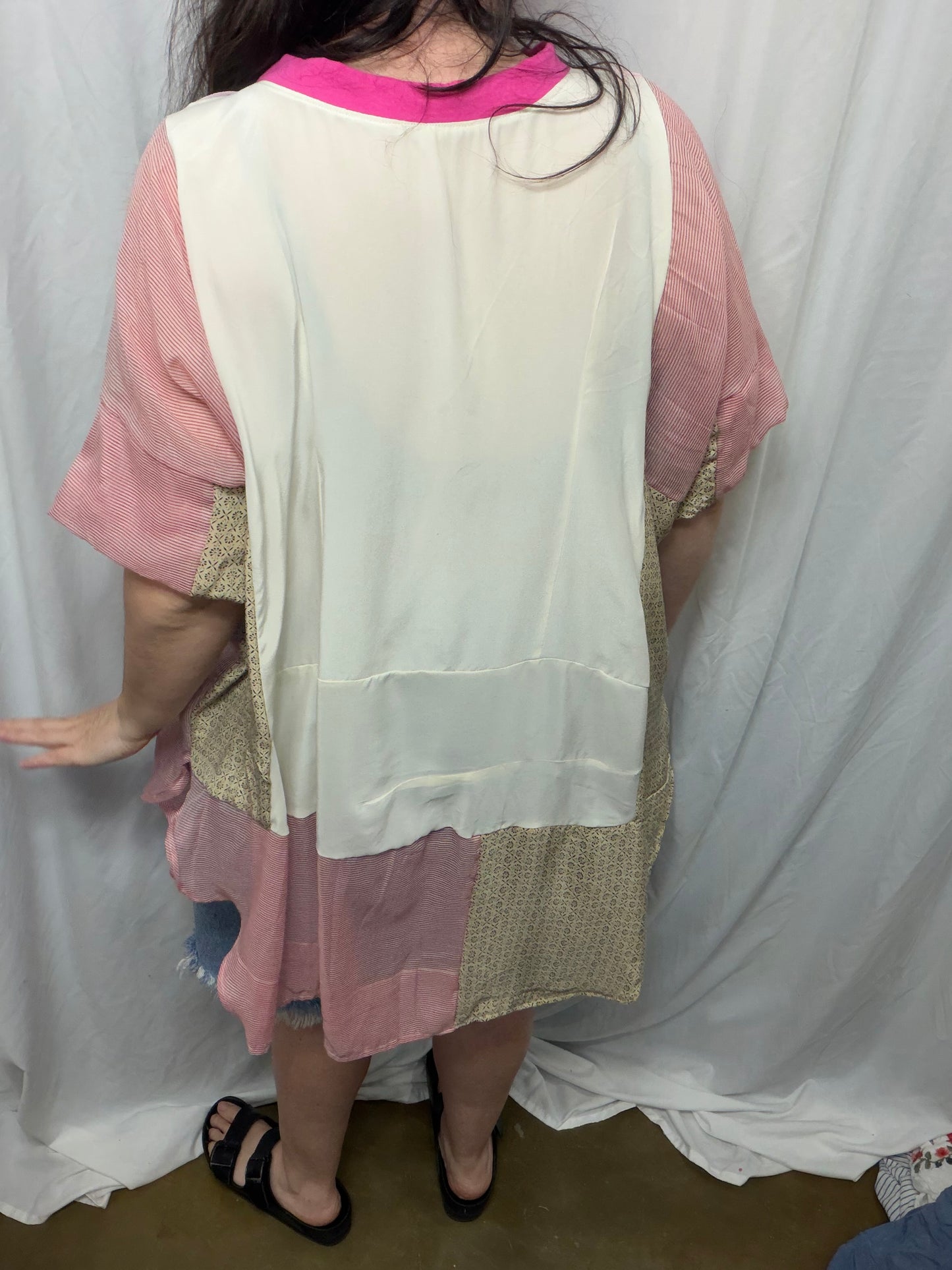 Silk Fern Tunic, fits S to 3X