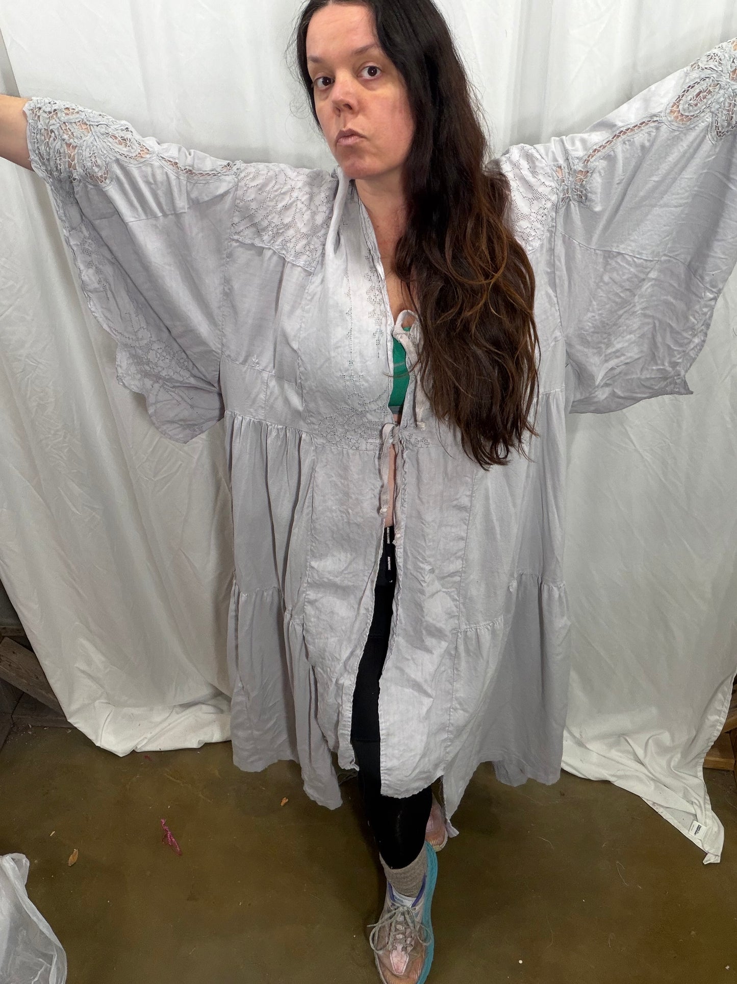 17. Foxglove Maxi-Top/Kimono Fits XS to 3X when closed