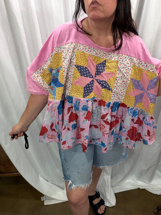 Horizon Lawn Blouse, fits XS to 3X