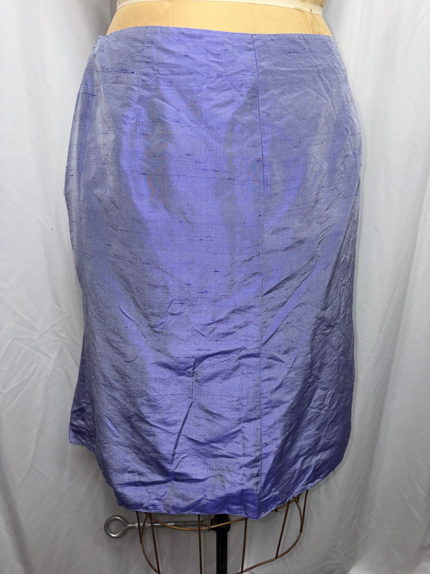 Vintage Silk Armani Exchange Skirt, Fits M/L
