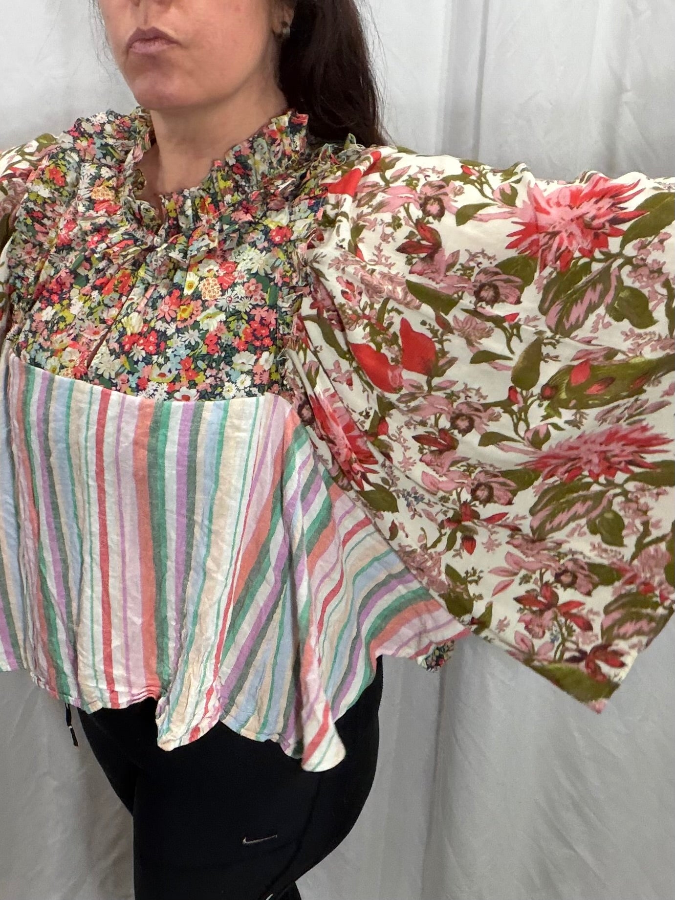9. Foxglove Blouse Fits XS to 4X