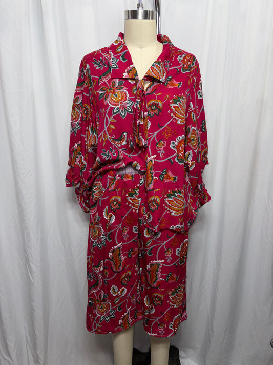 Reworked Vintage Culotte Set, Fits XS to M