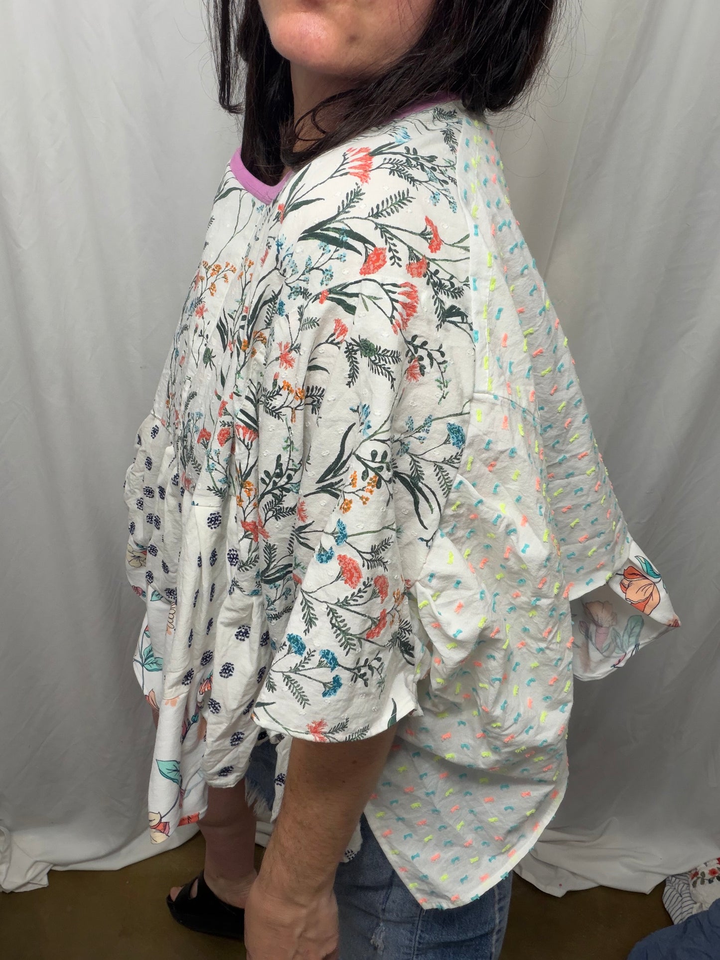 Fern Poncho/Blouse, fits XS to 3X
