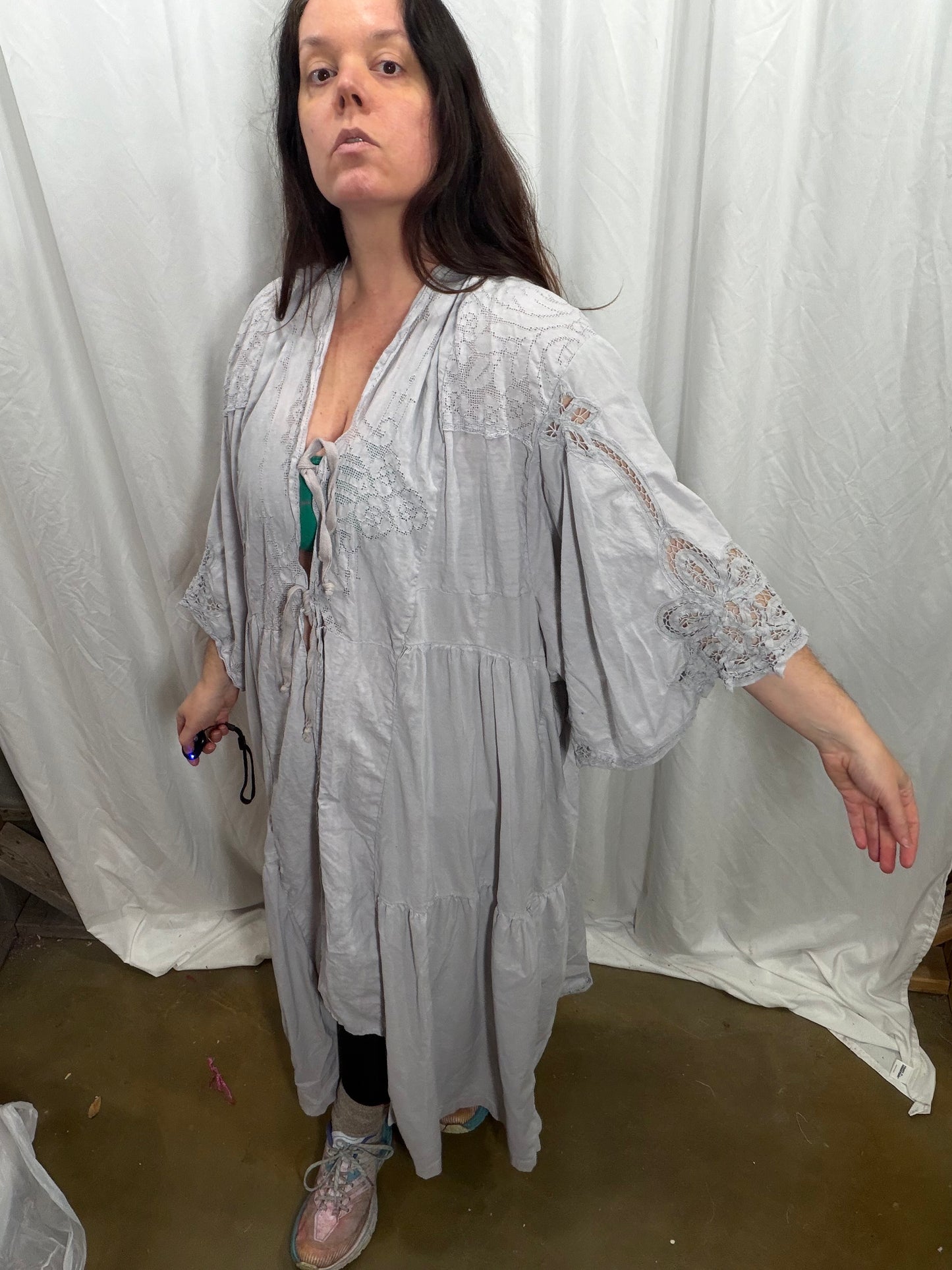 17. Foxglove Maxi-Top/Kimono Fits XS to 3X when closed