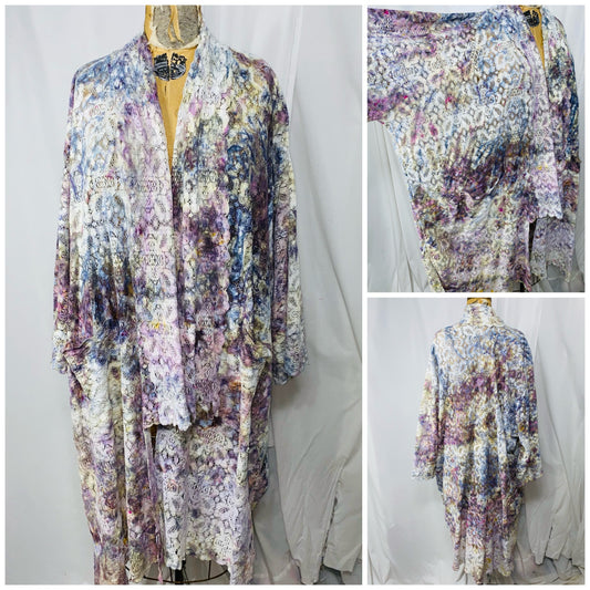 Free Size Violet Kimono