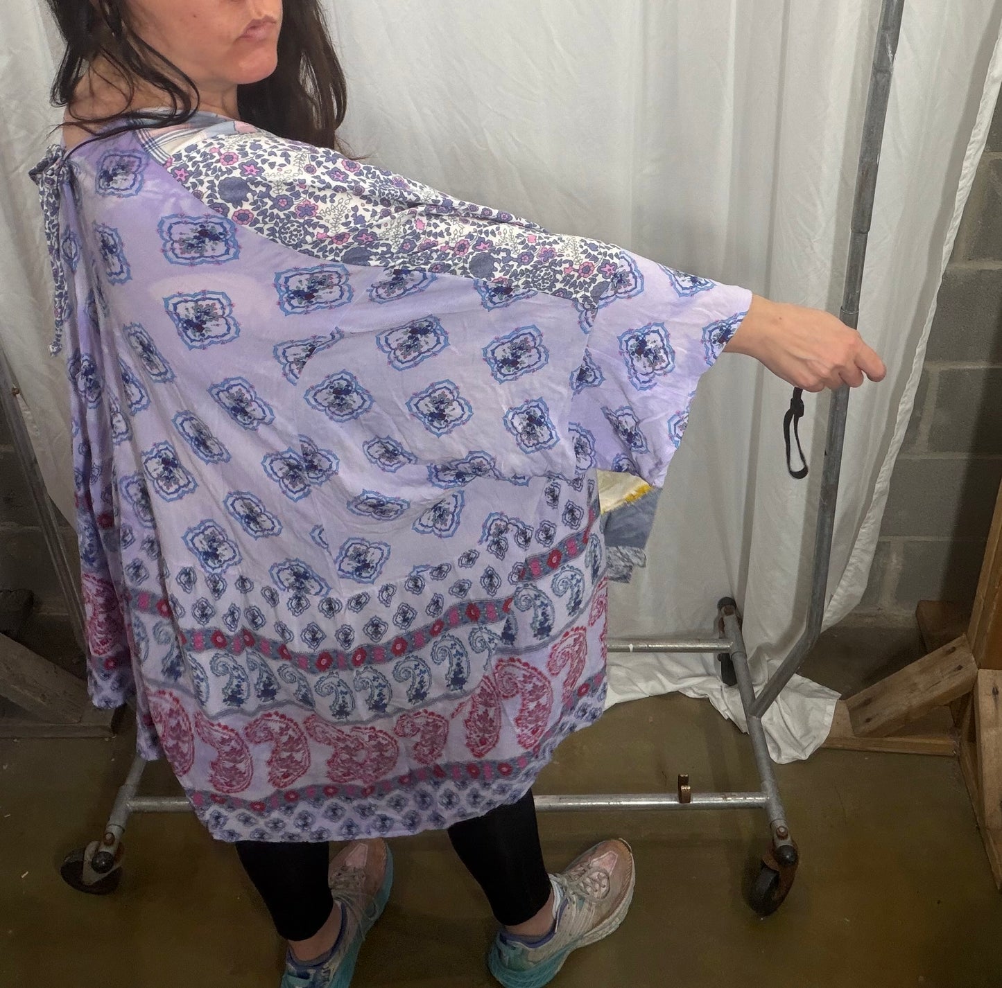 Free Size Camelia Poncho