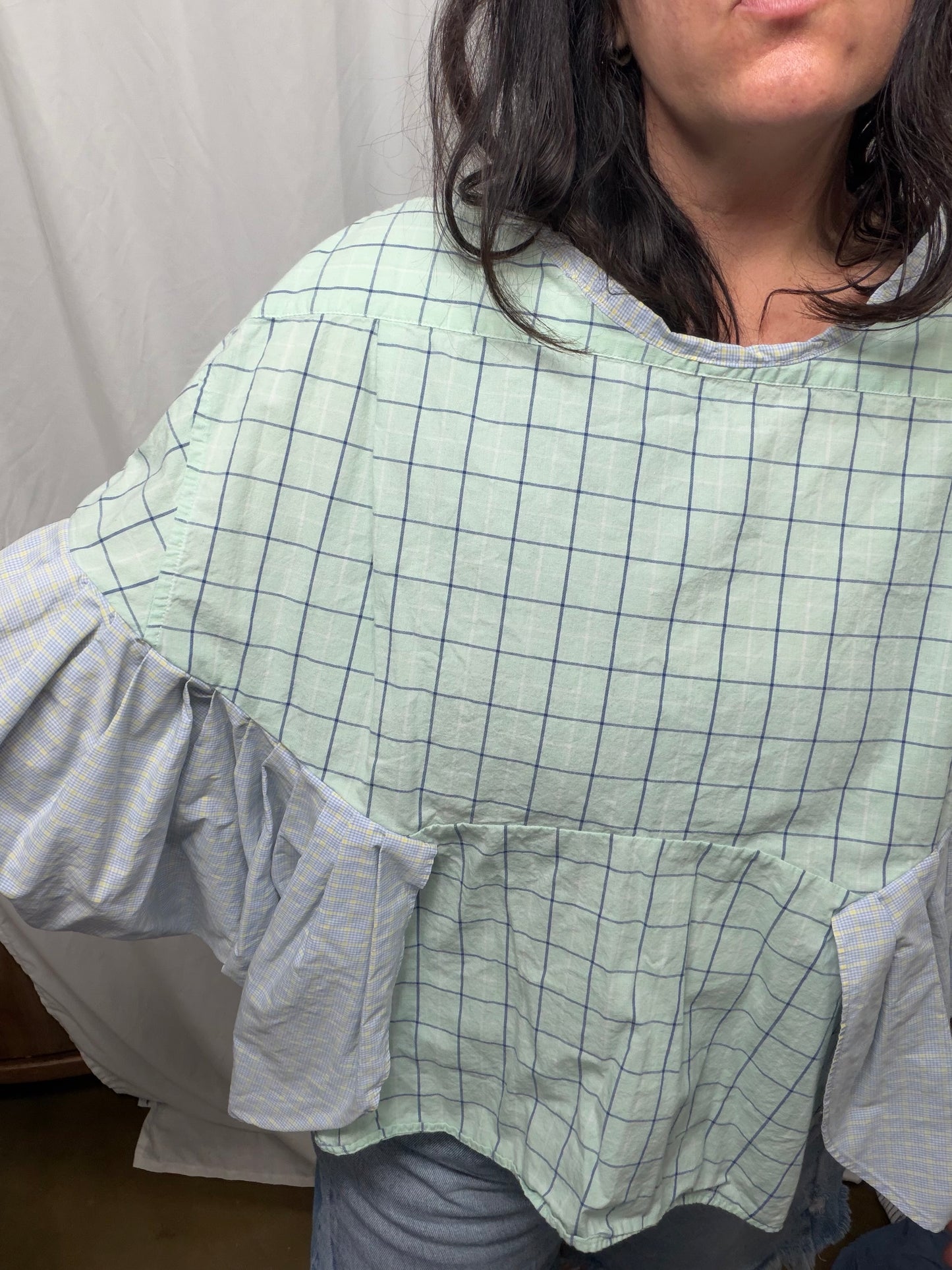 Reversible Georgette Blouse, fits XS to 3X
