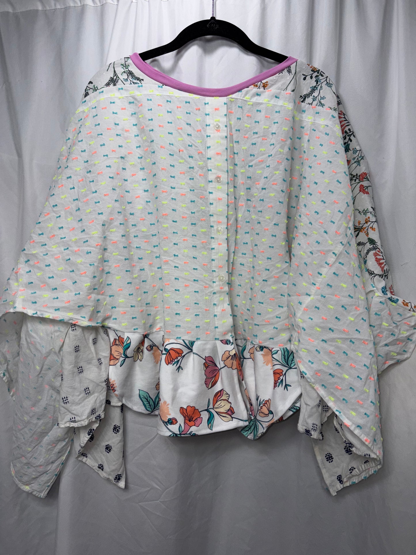 Fern Poncho/Blouse, fits XS to 3X