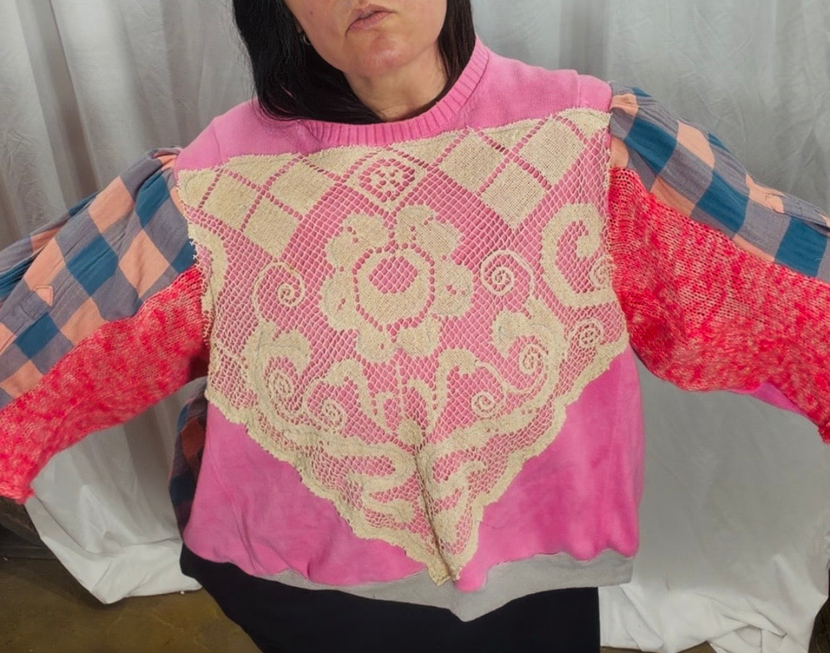 Gardenia Pullover Fits XS to XL