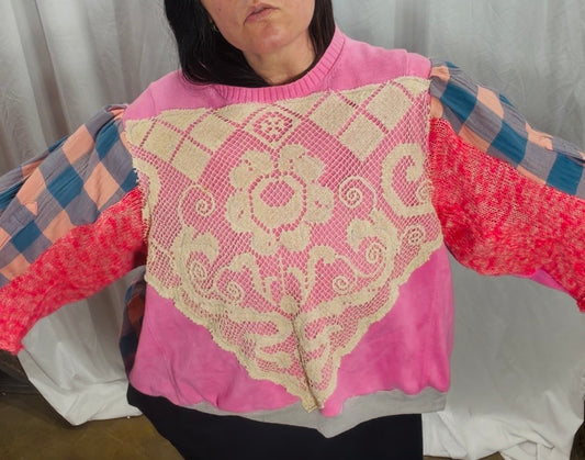 Gardenia Pullover Fits XS to XL