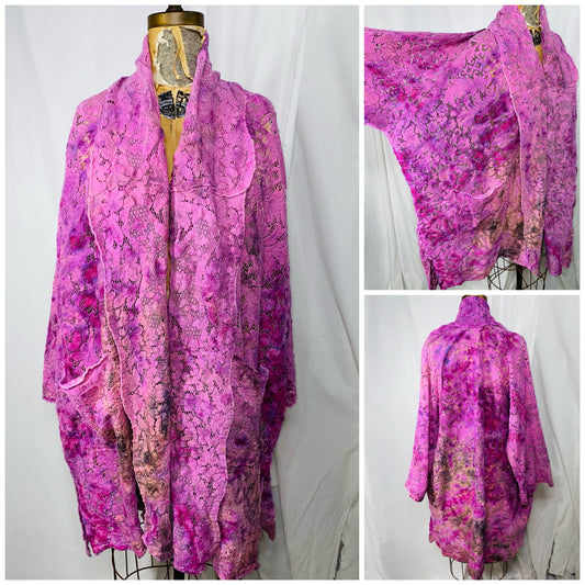 Free Size Violet Kimono