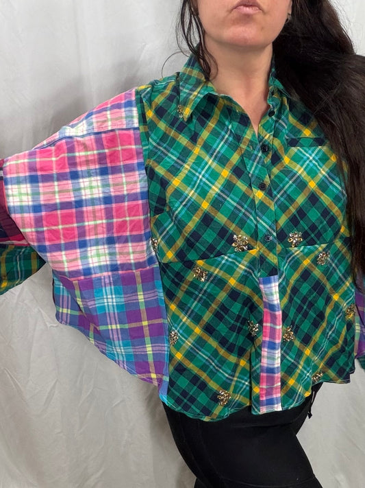 12. Foxglove Blouse Fits XS to 3X