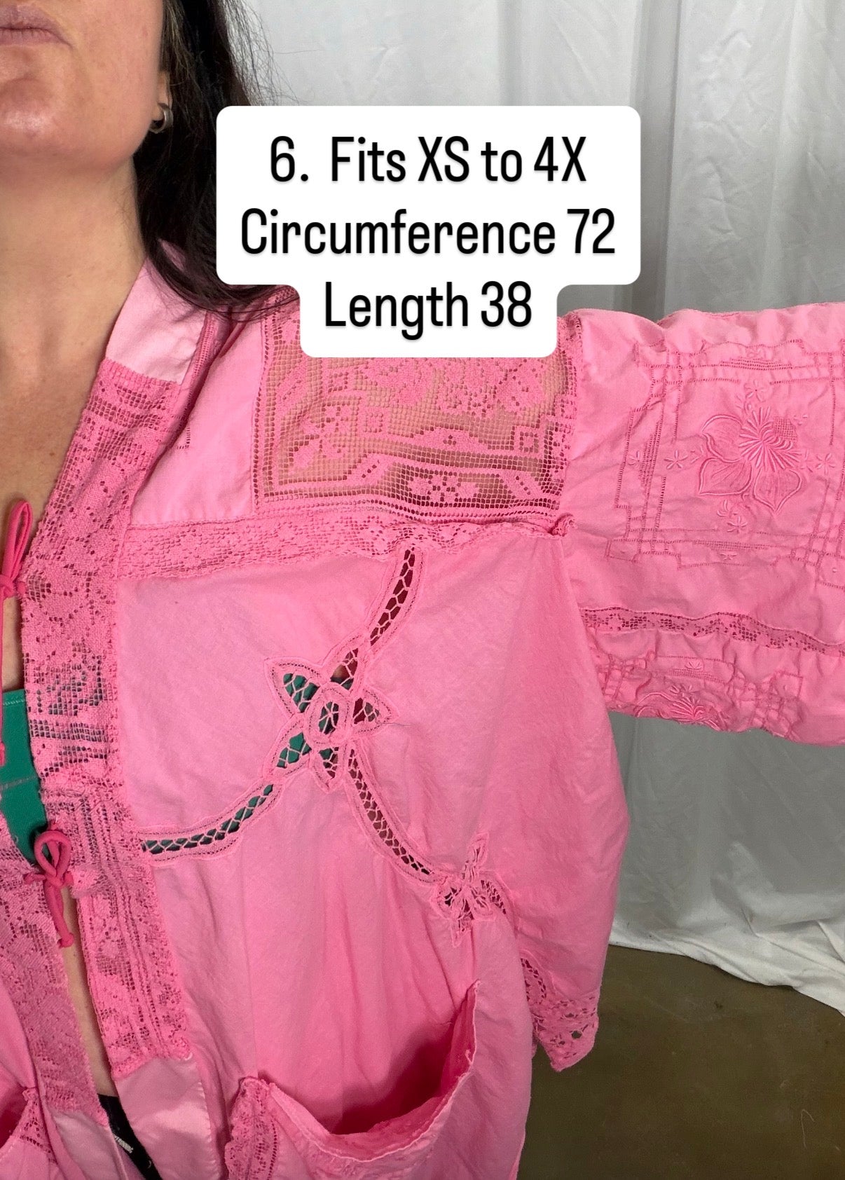 6.  Foxglove Maxi-Top/Kimono Fits XS to 4X