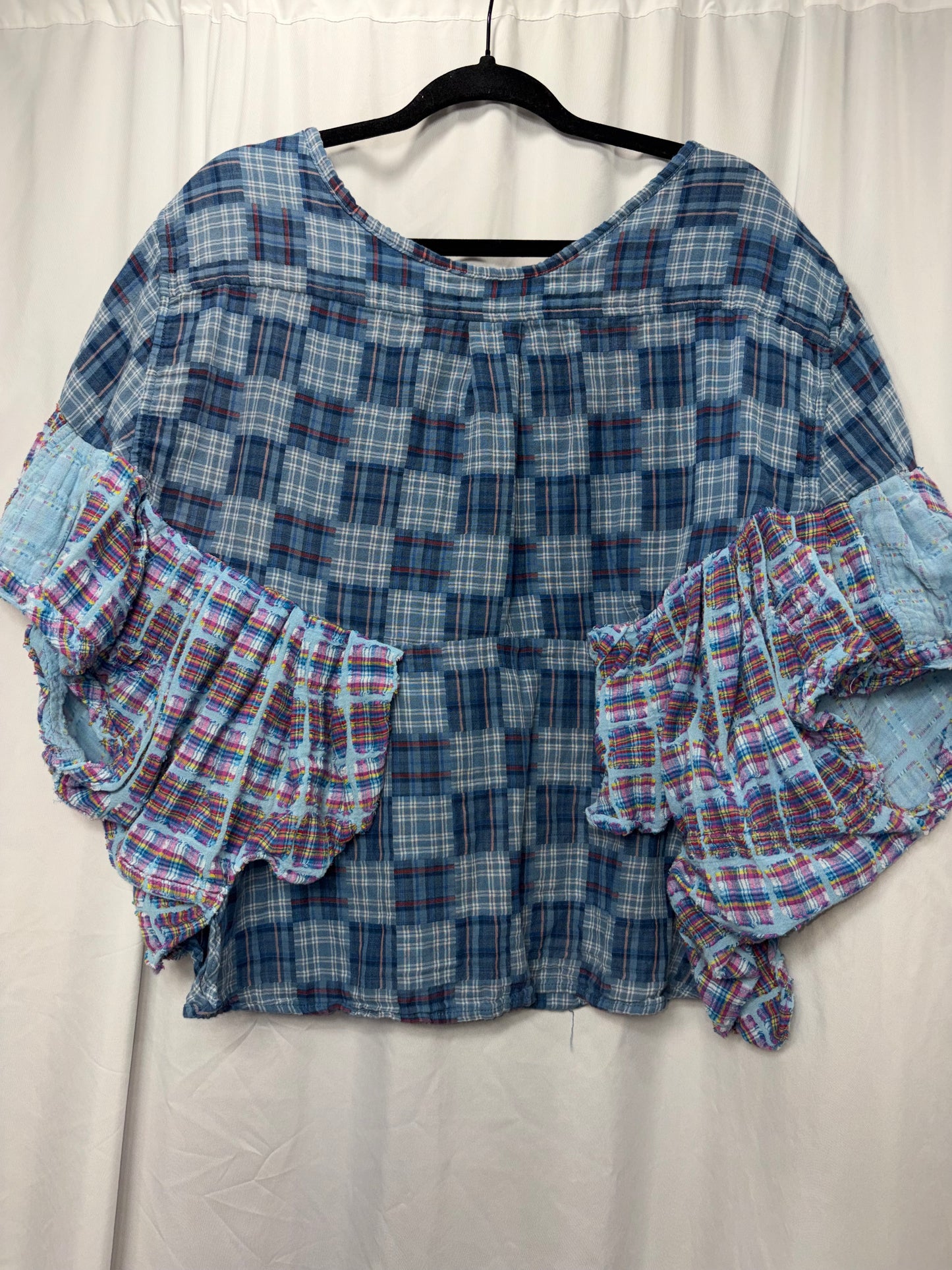 Reversible Georgette Blouse, fits XS to 3X
