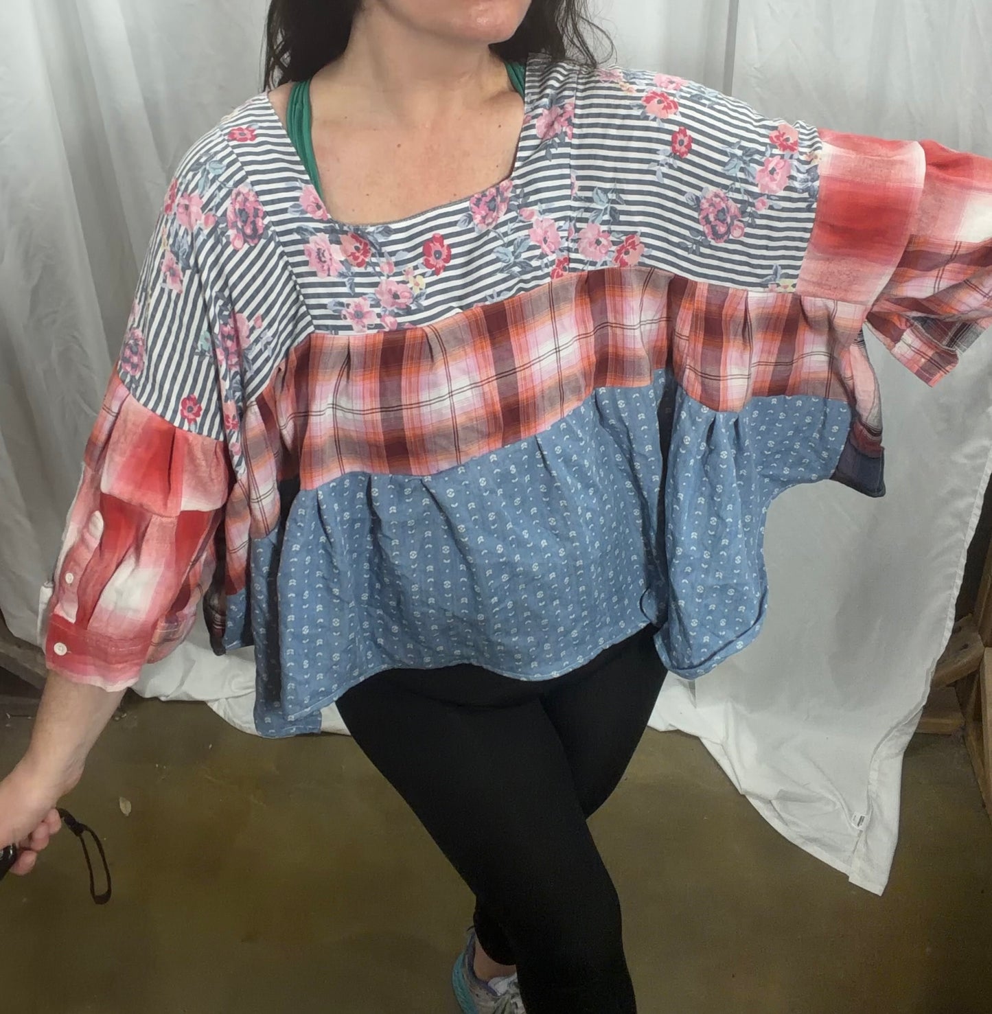 Camelia Blouse, fits XS to 3X