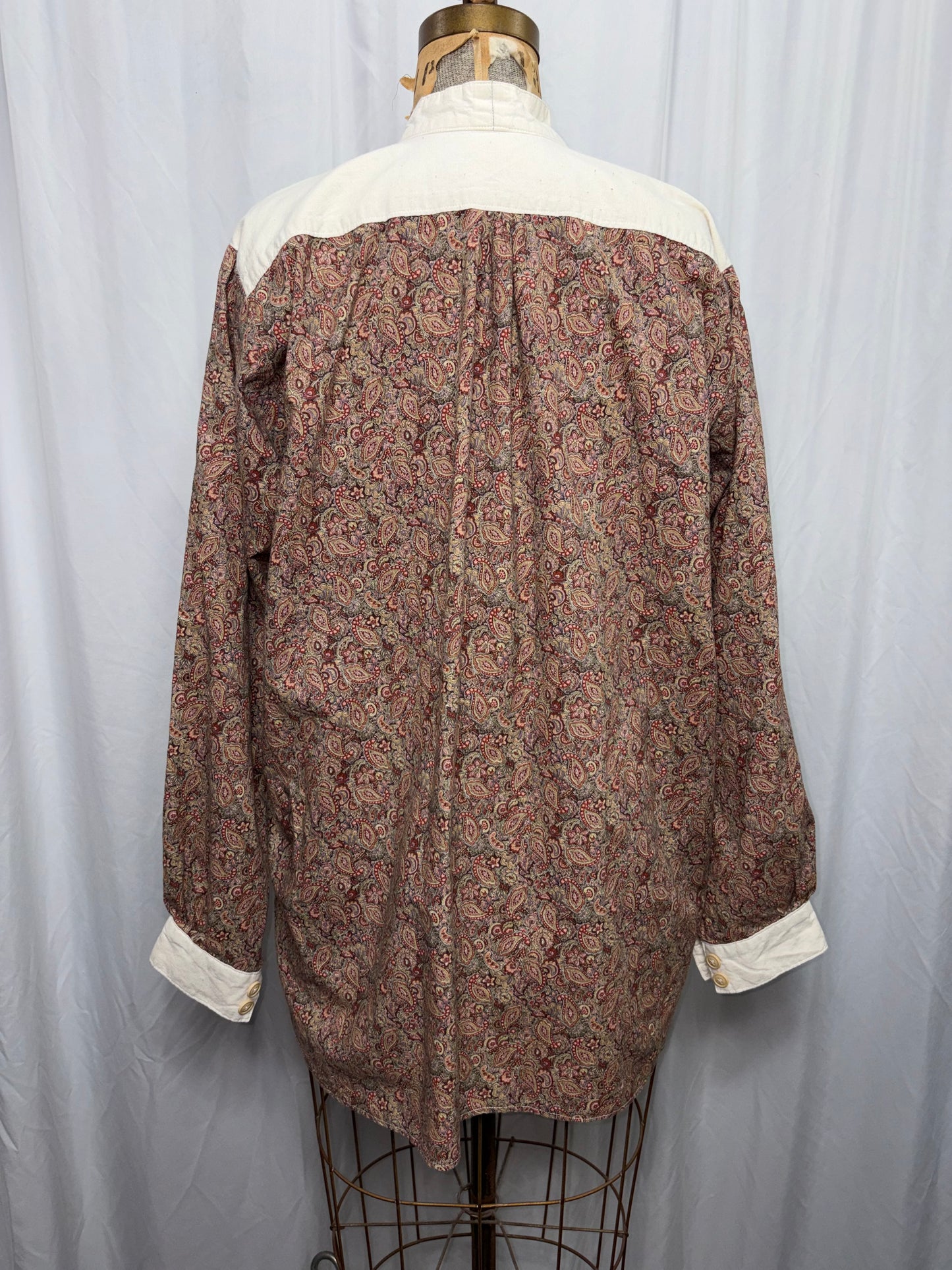 Vintage Cotton Tunic, Fits XS to 2XL