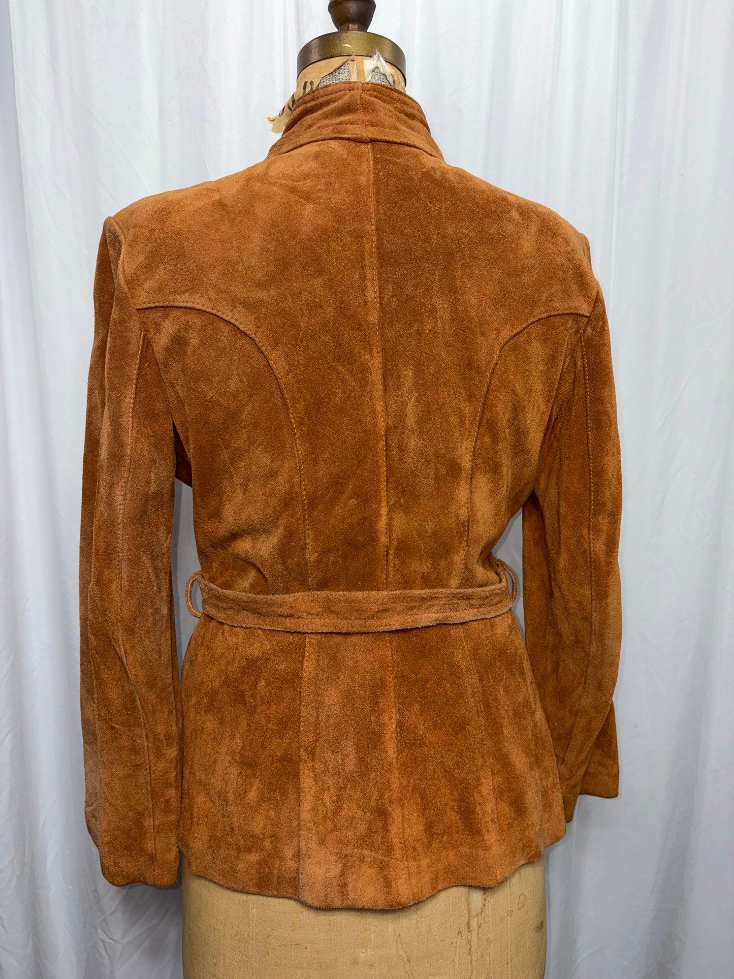Vintage Suede Jacket, Fits XS to M