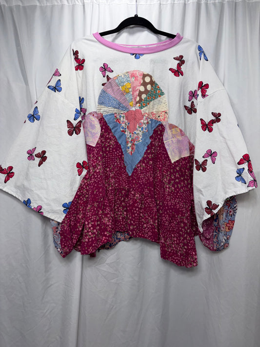 Mimosa Blouse, fits S/M to 4X
