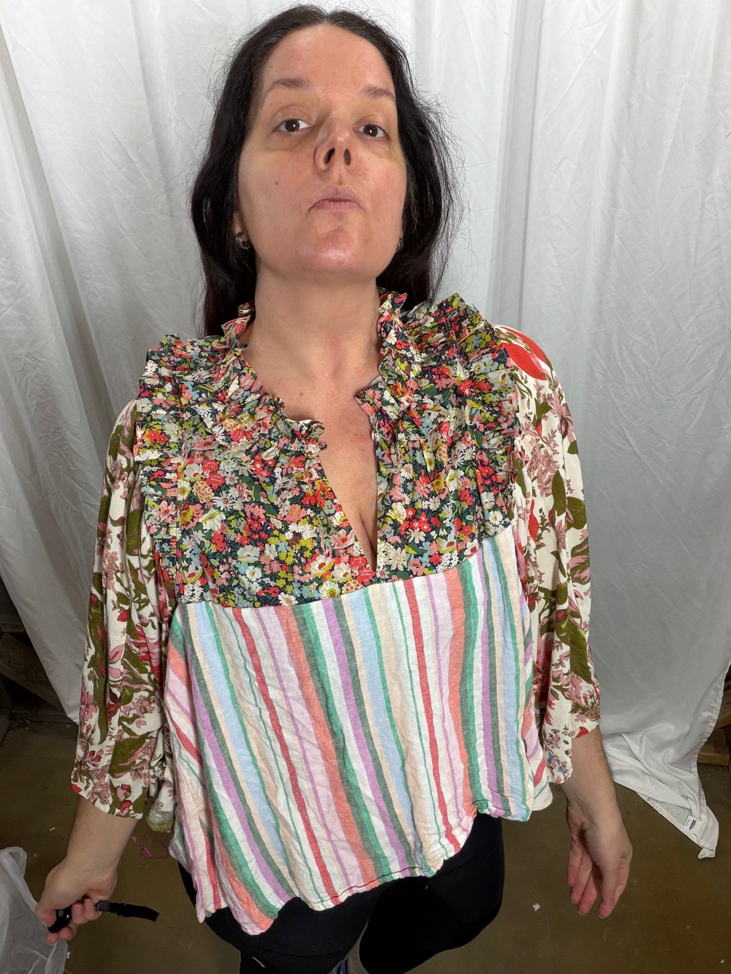 9. Foxglove Blouse Fits XS to 4X
