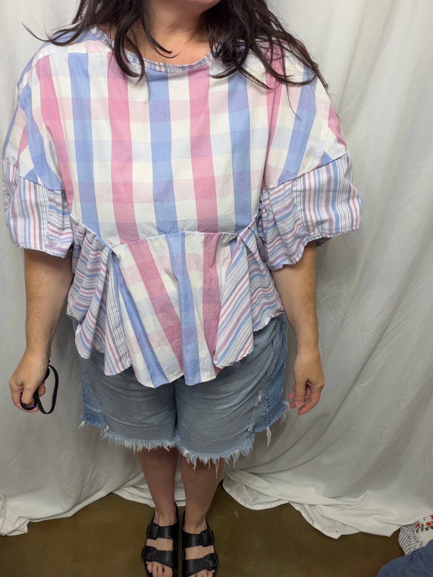 Reversible Georgette Blouse fits XS to 3X