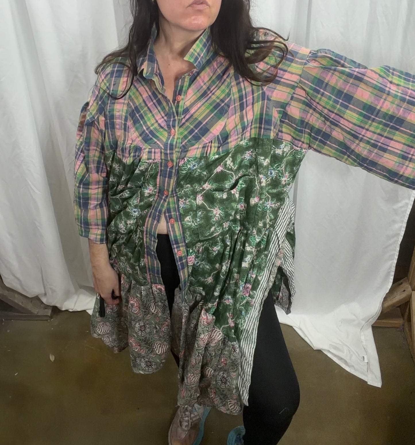 XS to XL Camelia Duster/Maxi Top