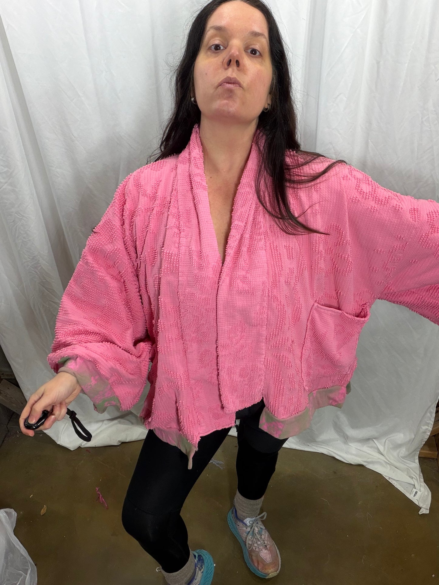 14. Foxglove Kimono Jacket Fits XS to 4X