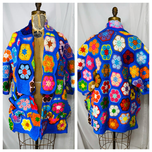 XS-S-M-L Starboard Crochet Coat