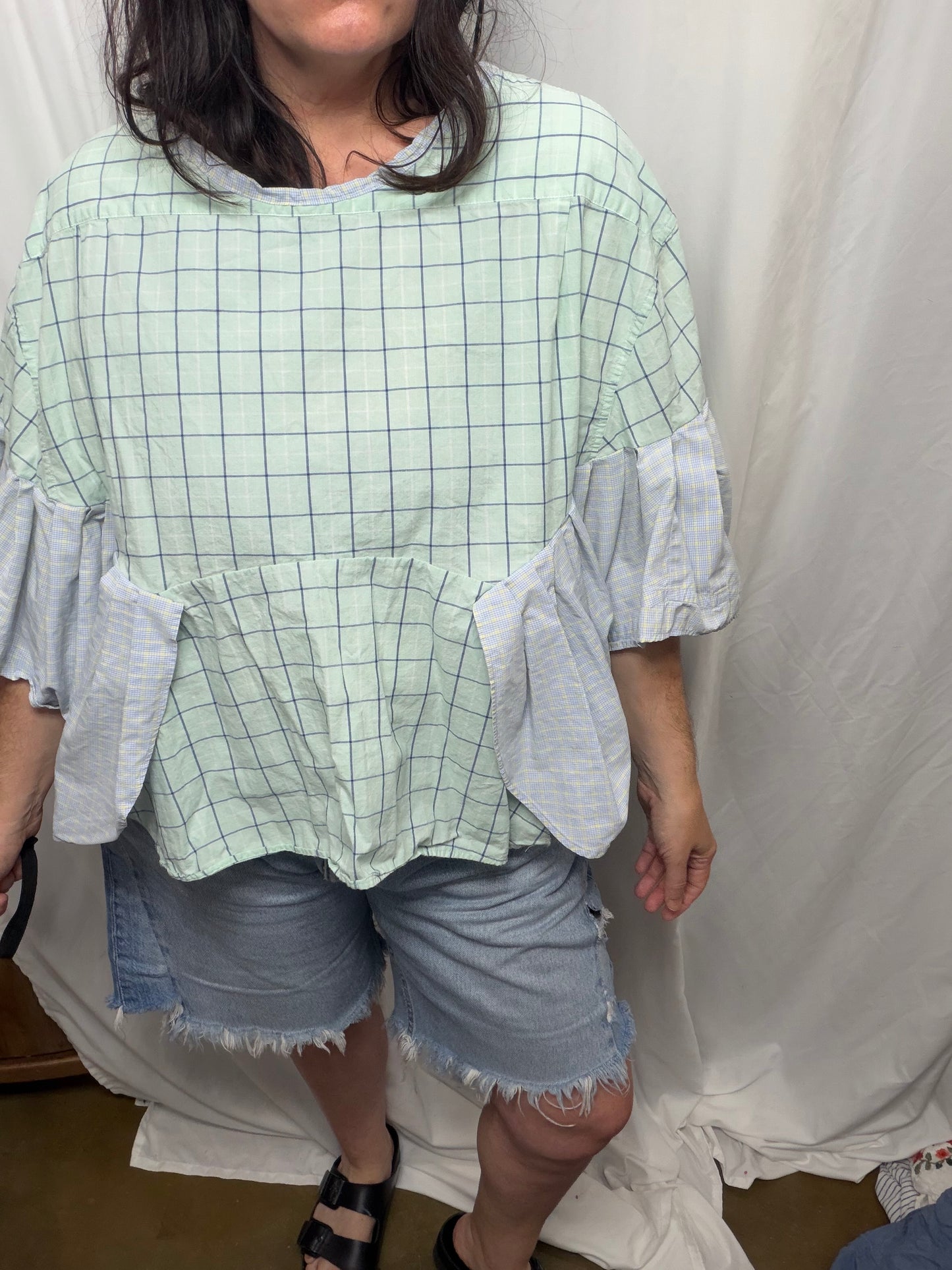Reversible Georgette Blouse, fits XS to 3X
