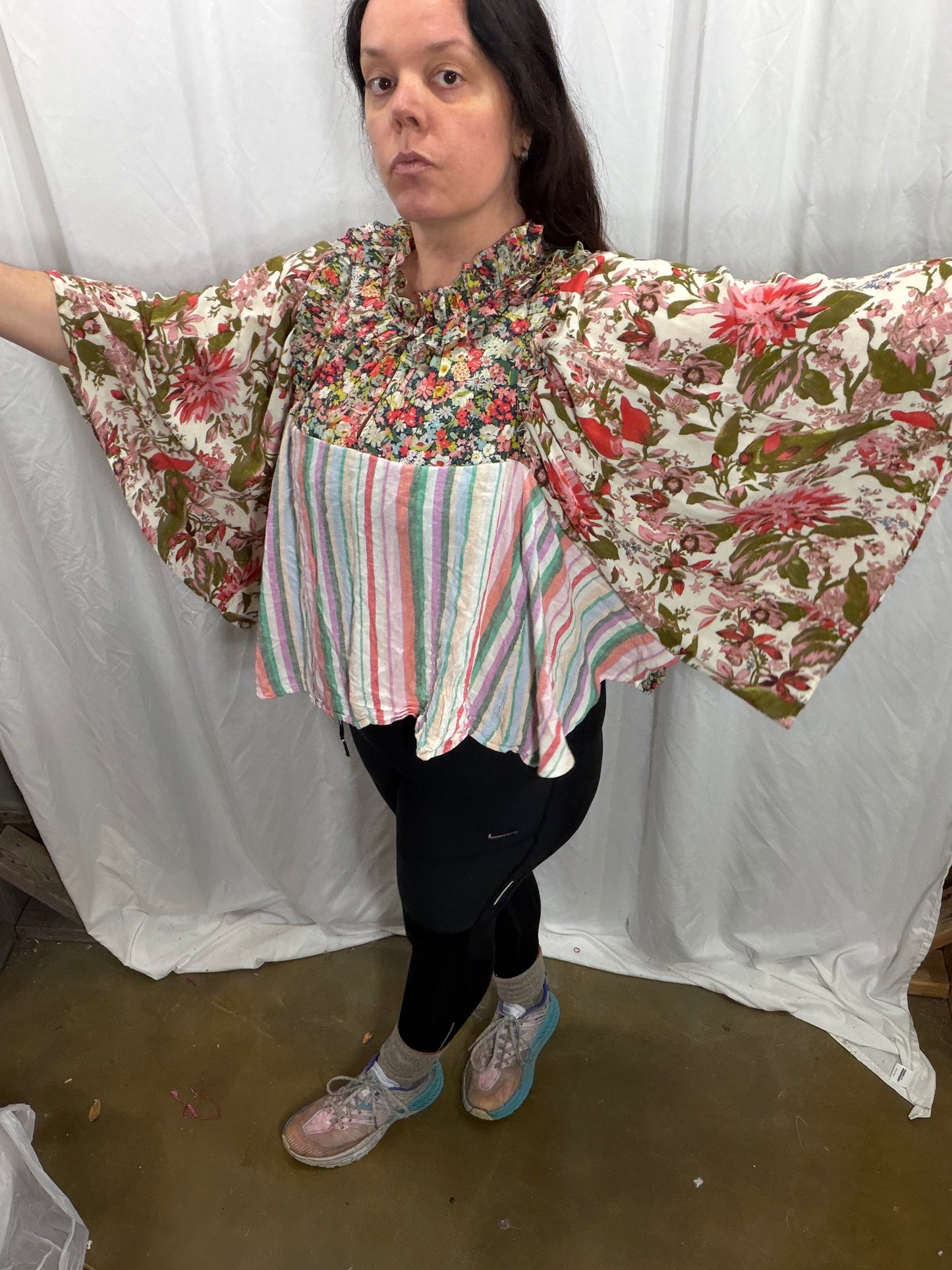 9. Foxglove Blouse Fits XS to 4X