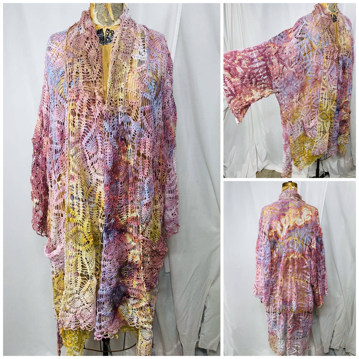 Free Size Violet Kimono