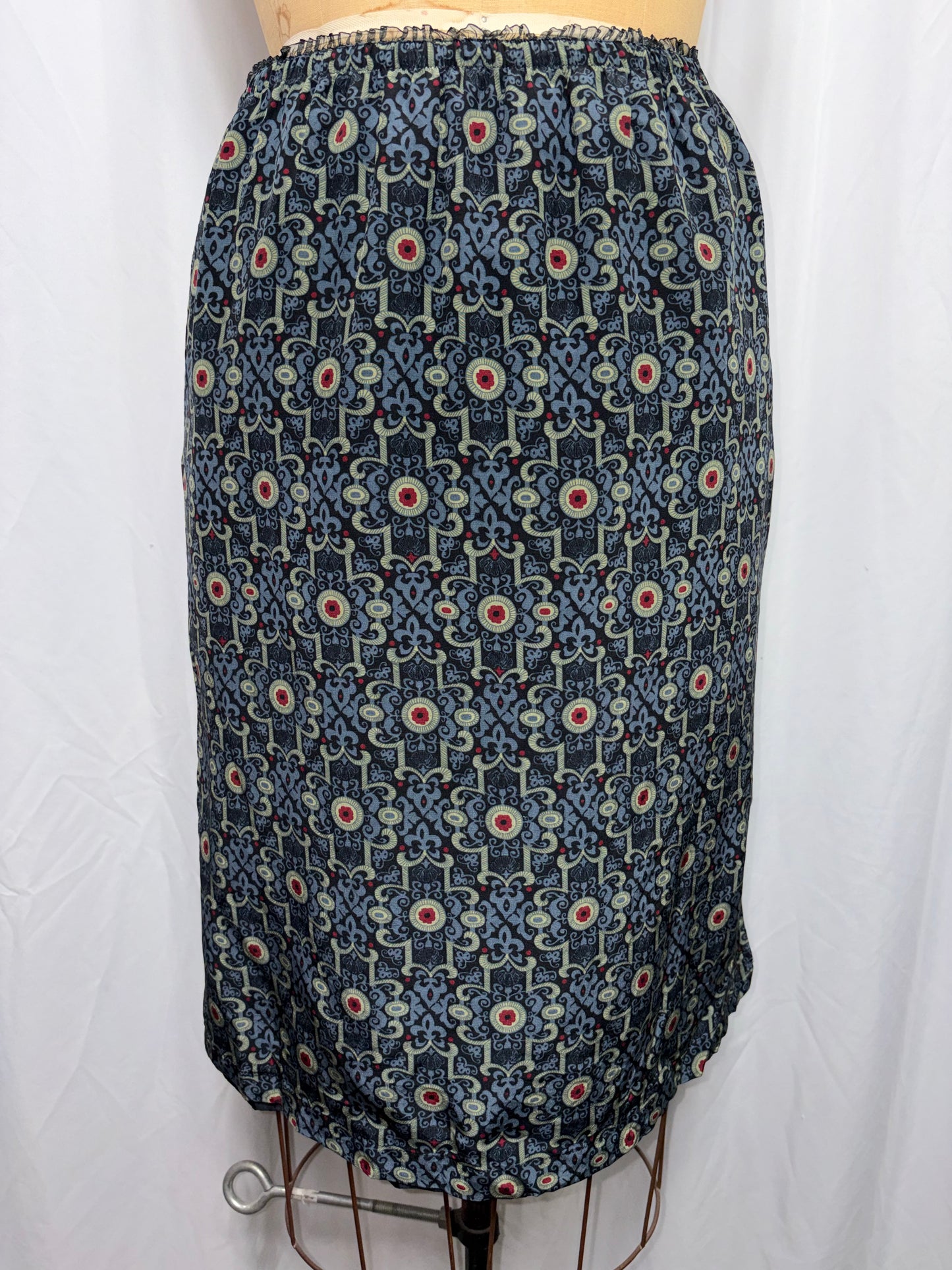Vintage Y2K Silk Skirt, fits M/L