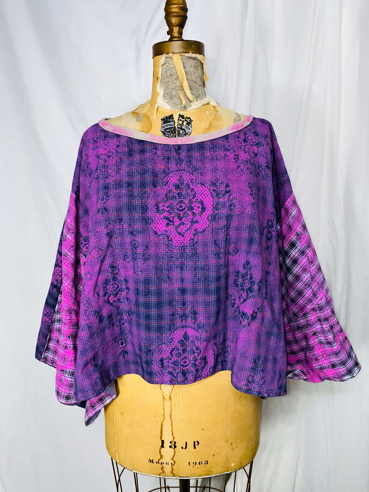 XS-S-M-L-XL Odette Poncho Top