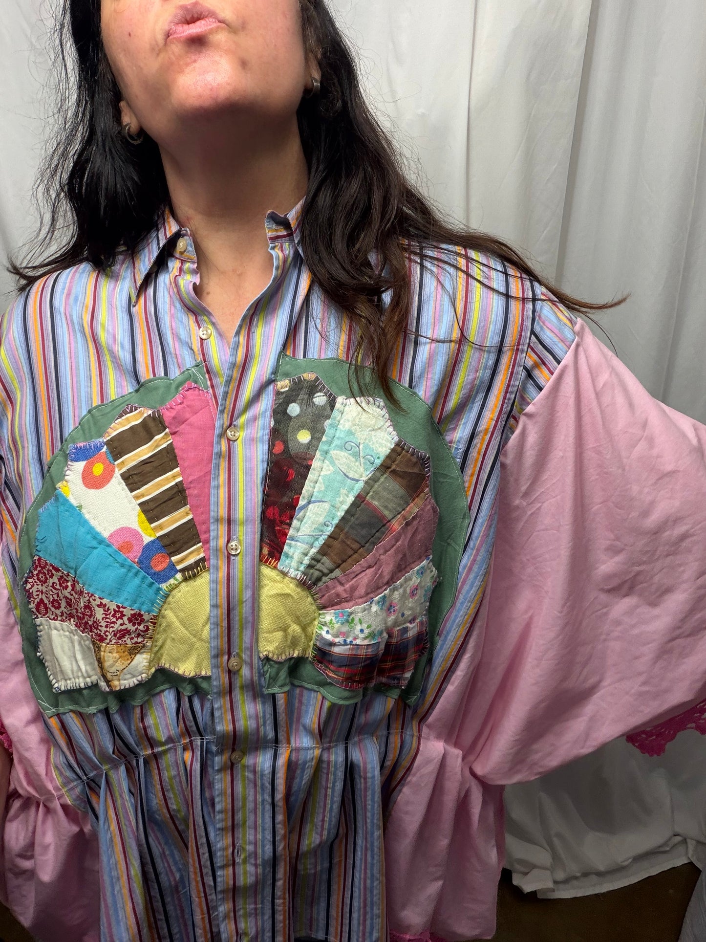 Dresden Blouse/Kimono, fits S/M to 3X